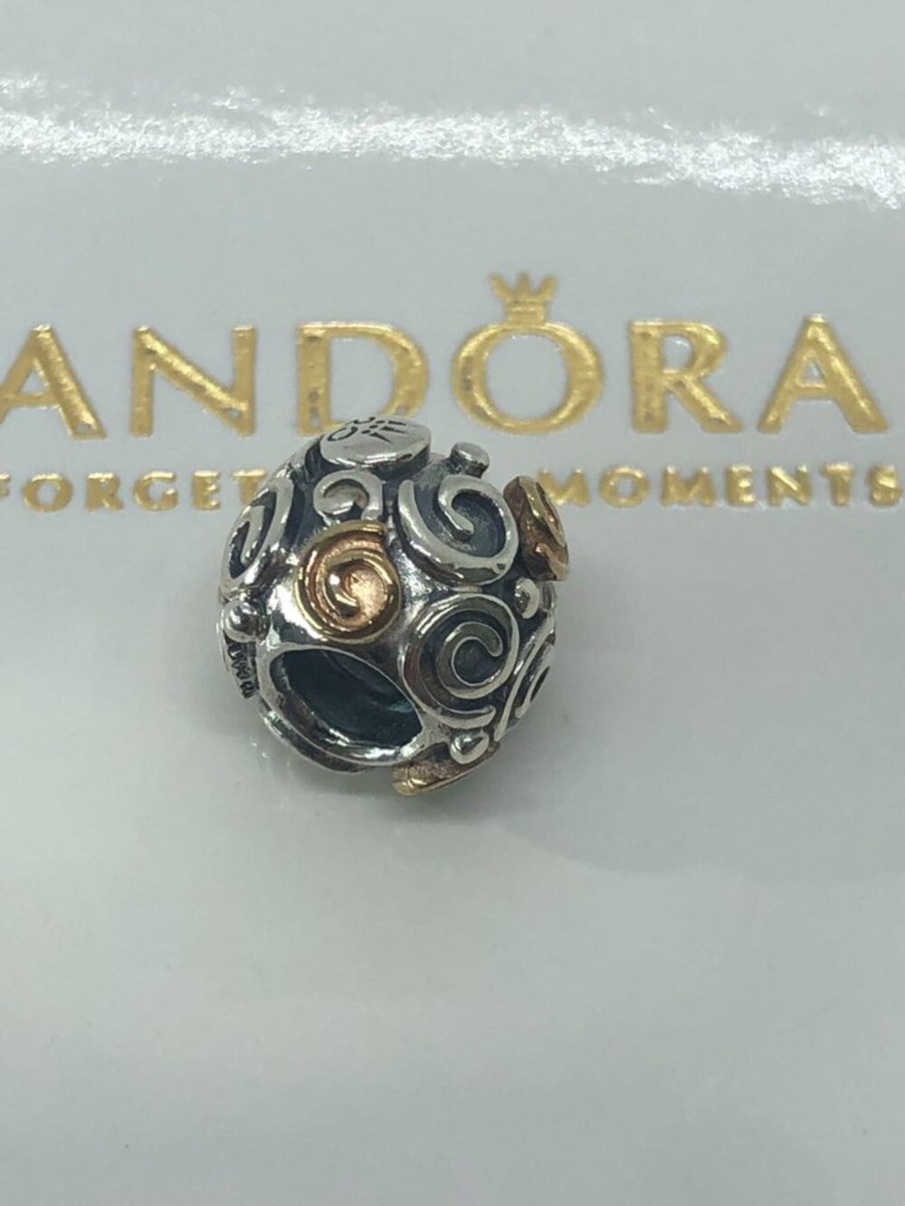 Pandora 20th Anniversary Swirl Charm